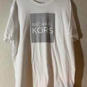Michael Kors White Graphic T-Shirt NWT